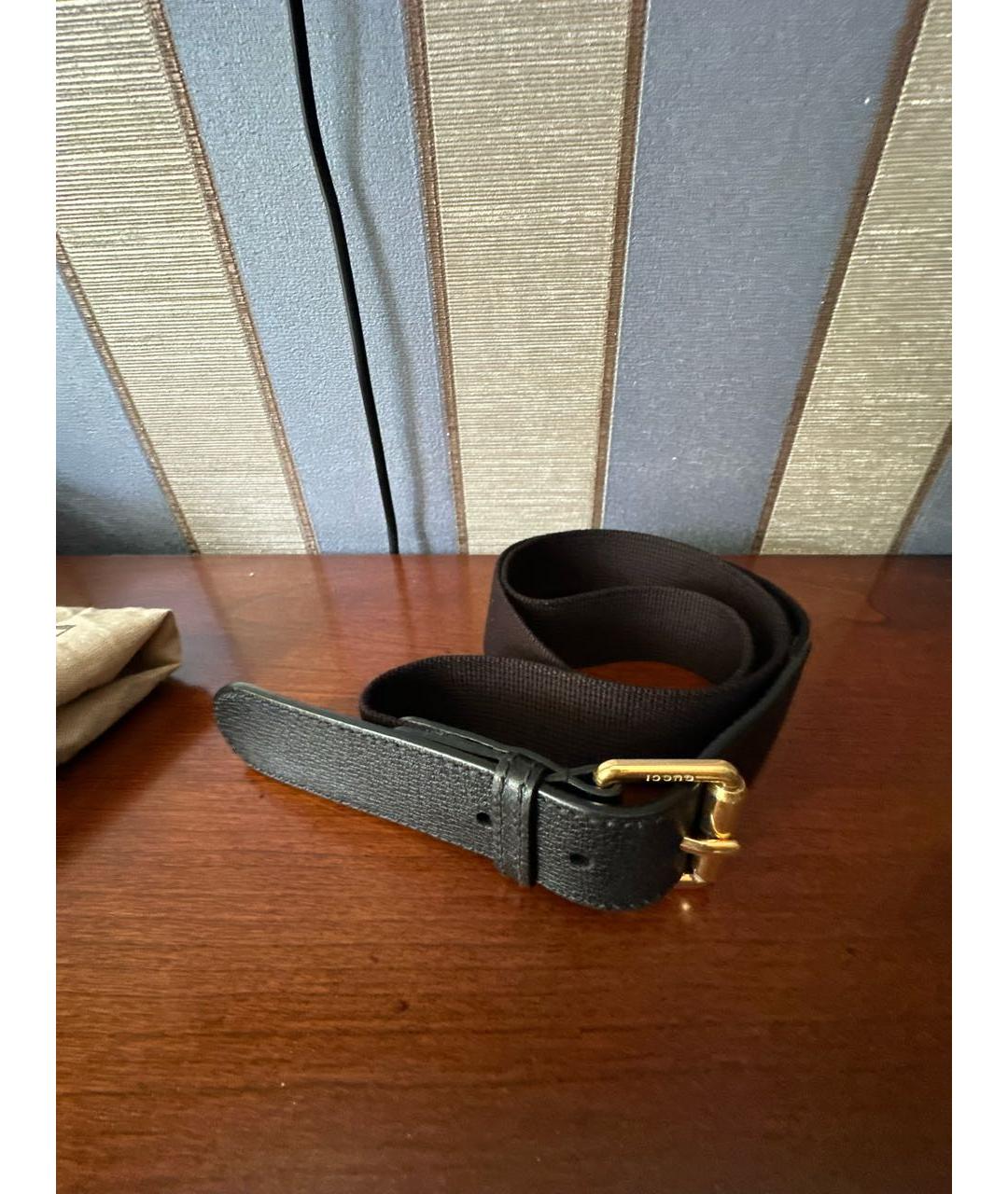 GUCCI Черный ремень, фото 8