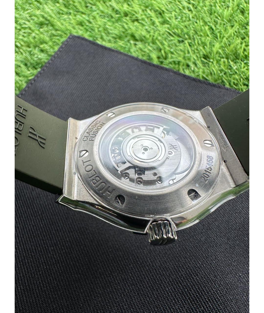 HUBLOT Зеленые титановые часы, фото 2