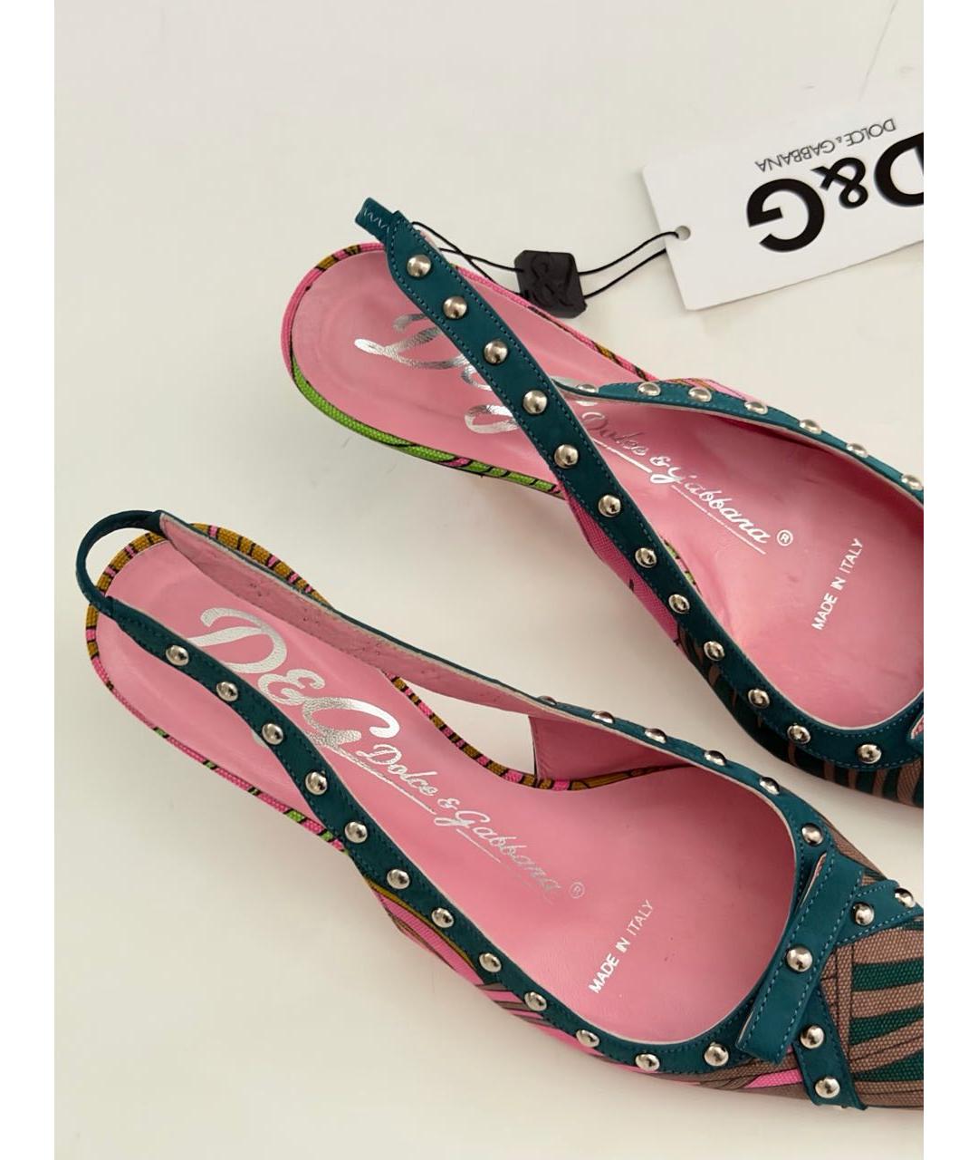 DOLCE&GABBANA Мульти мюли, фото 7