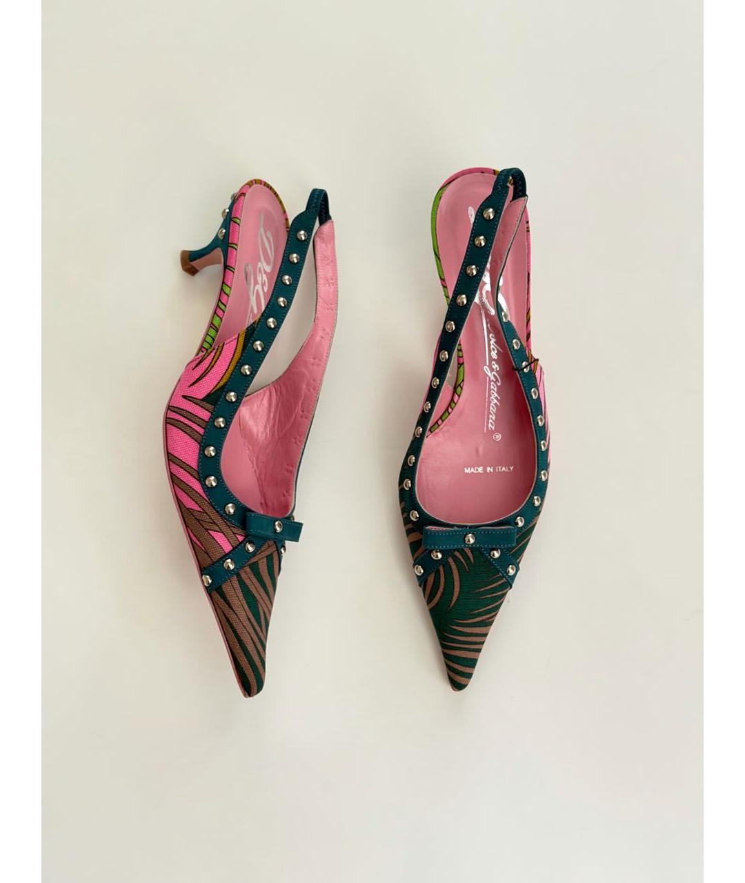 DOLCE&GABBANA Мульти мюли, фото 8