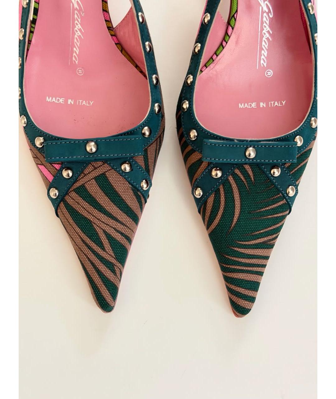 DOLCE&GABBANA Мульти мюли, фото 2