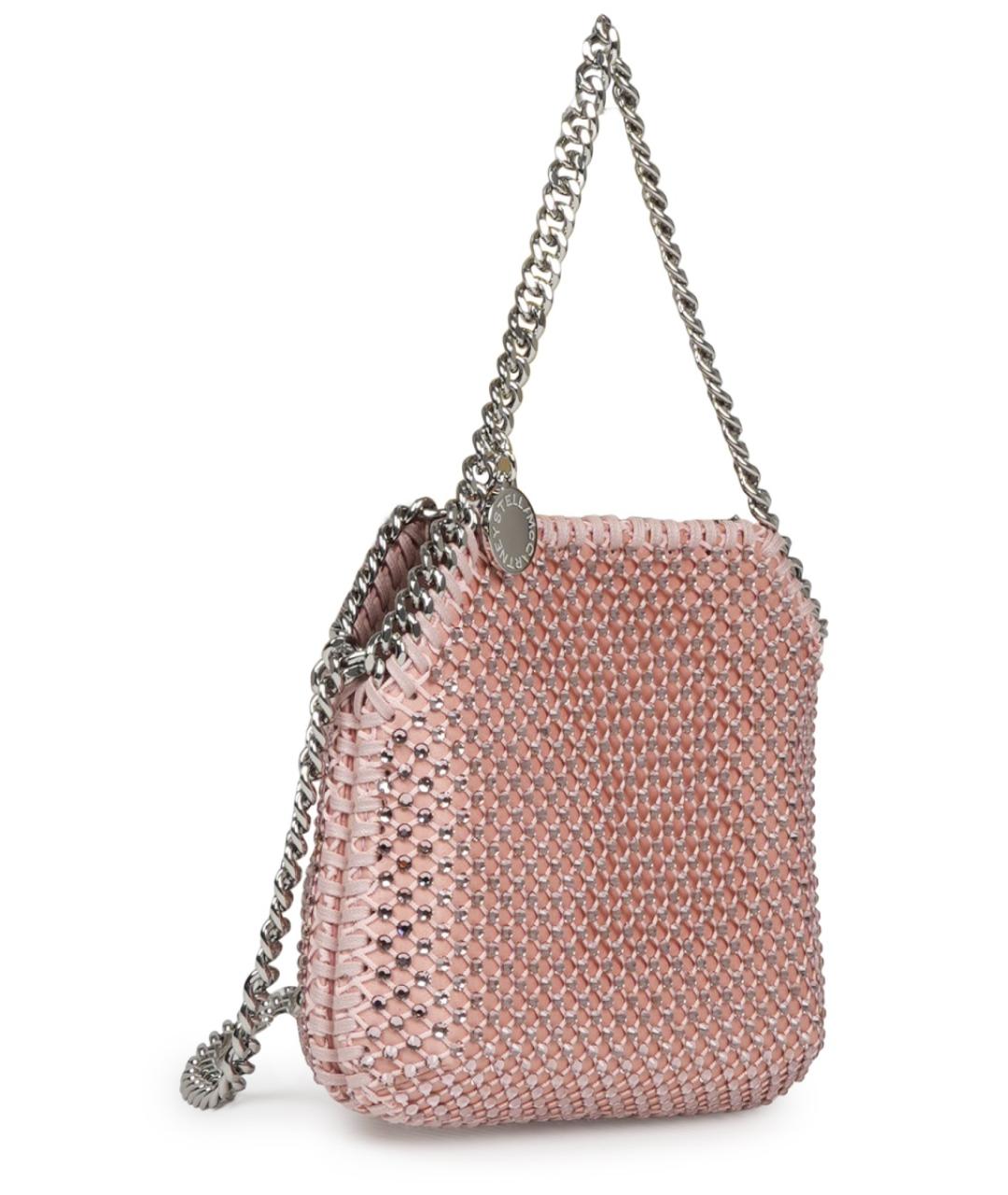STELLA MCCARTNEY Розовая синтетическая сумка тоут, фото 2