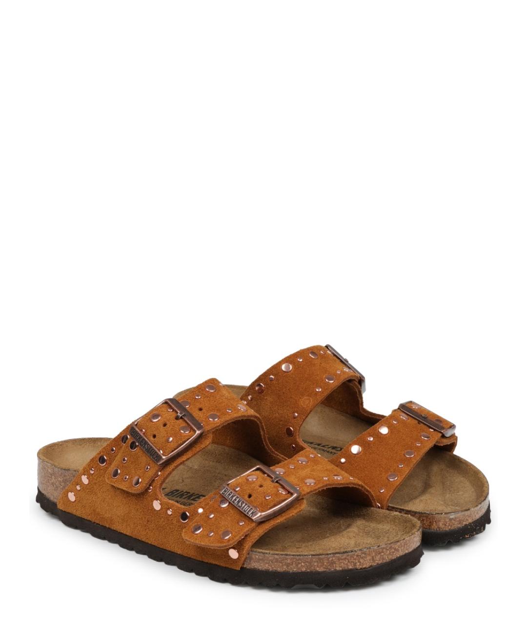 BIRKENSTOCK Коричневые сандалии, фото 2