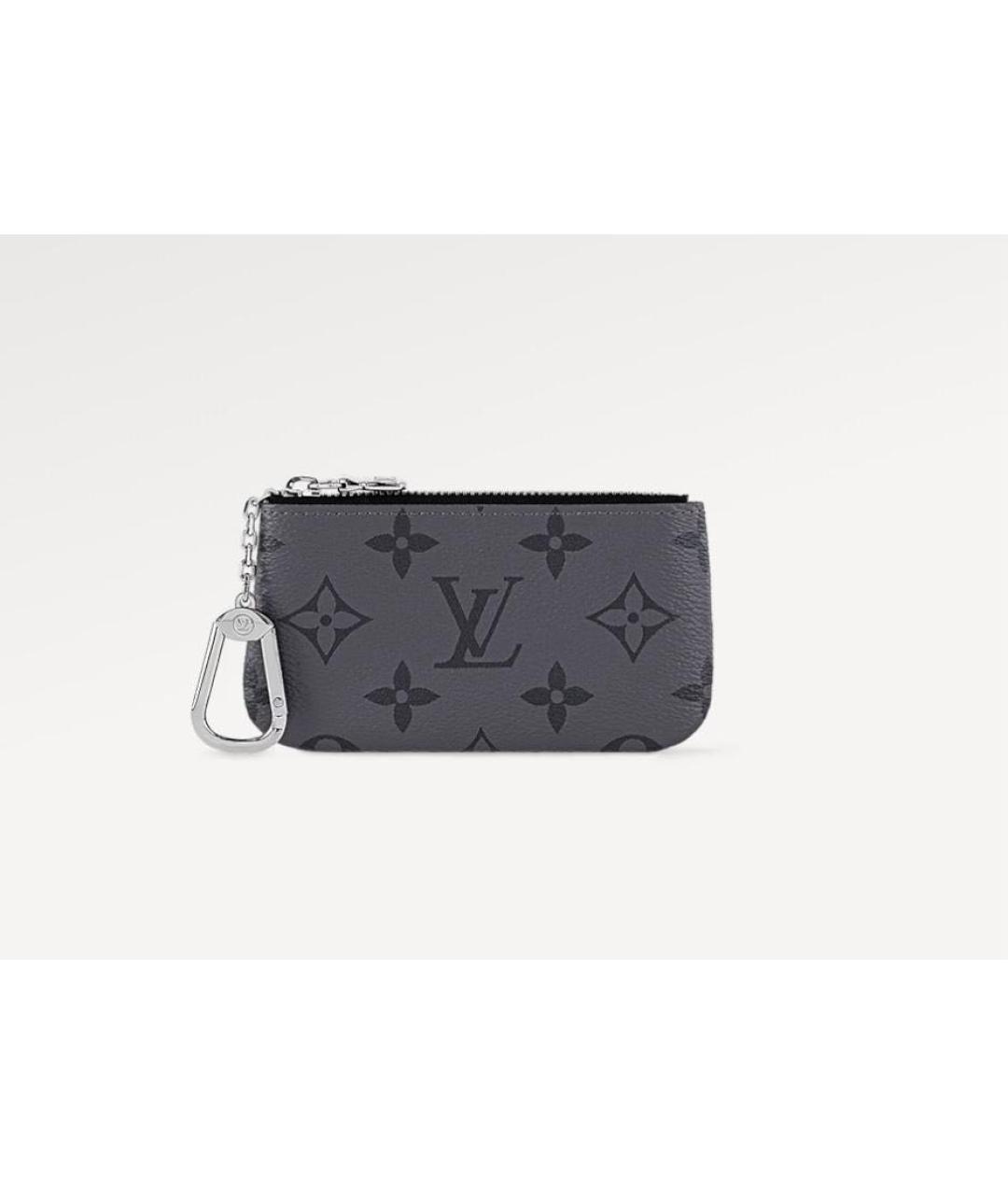 LOUIS VUITTON Черная ключница, фото 7