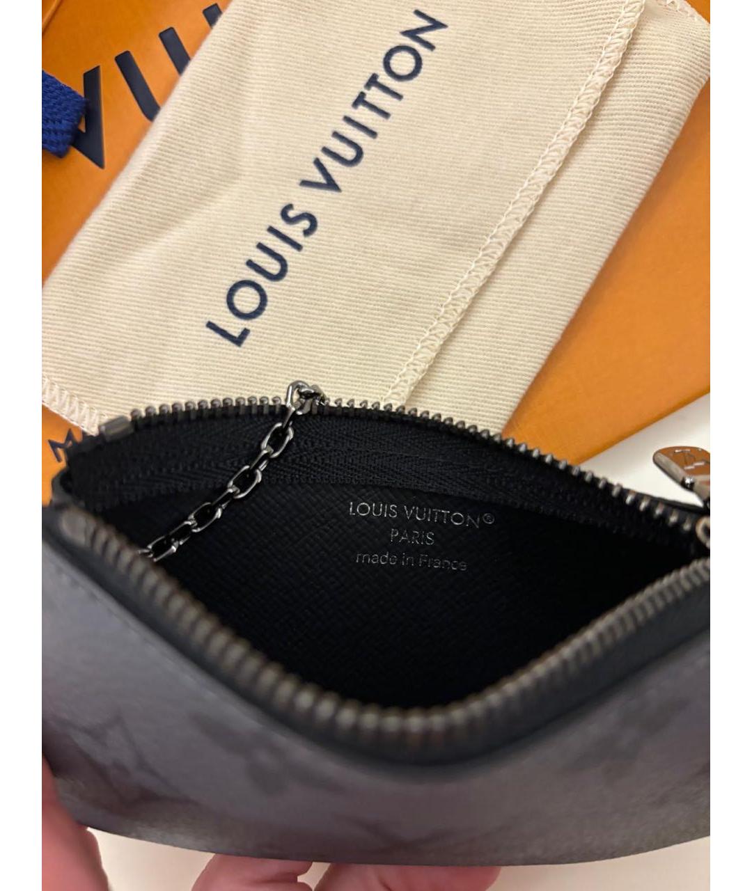 LOUIS VUITTON Черная ключница, фото 4