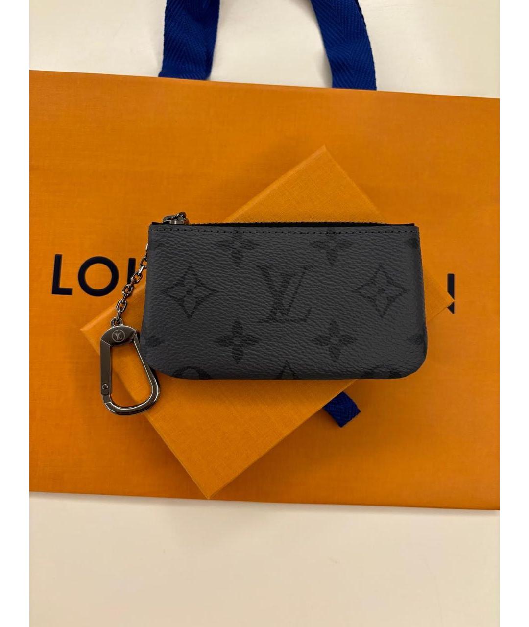 LOUIS VUITTON Черная ключница, фото 2