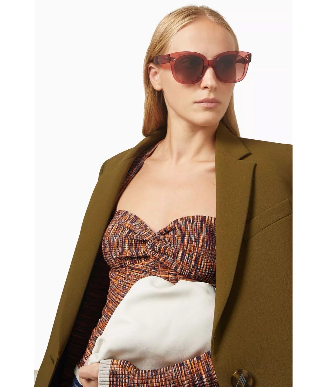 CELINE Розовые солнцезащитные очки, фото 2