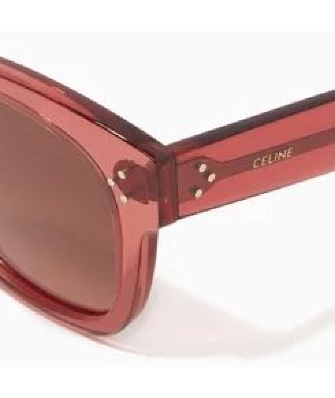CELINE Розовые солнцезащитные очки, фото 7