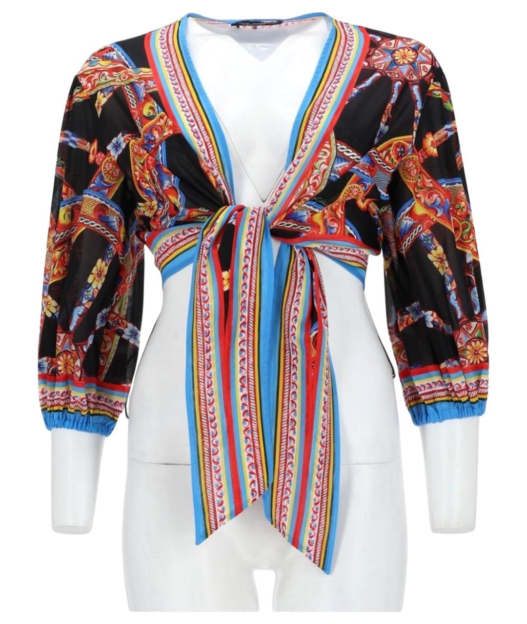 DOLCE&GABBANA Черная хлопковая блузы, фото 1