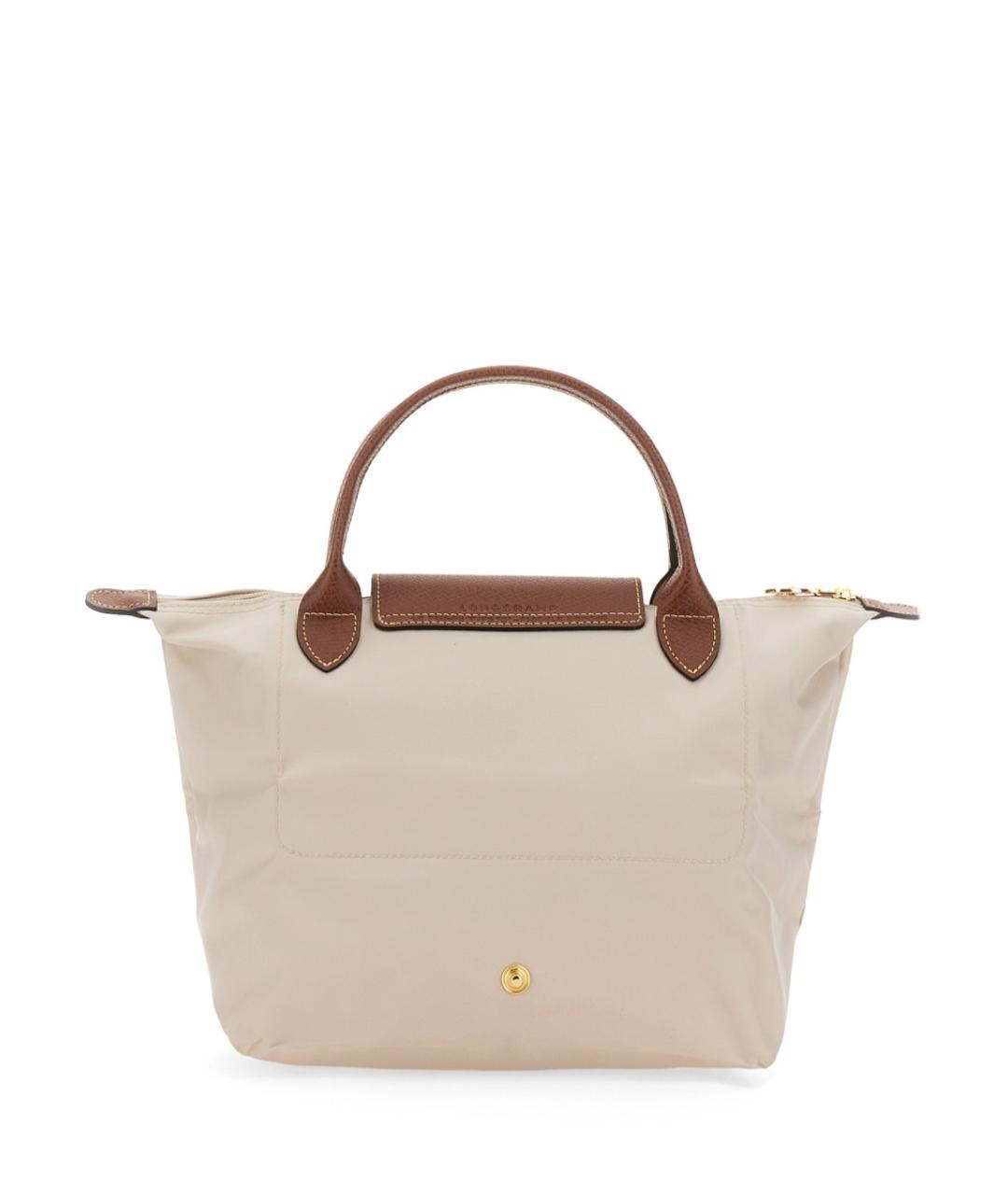 LONGCHAMP Белая синтетическая сумка тоут, фото 2