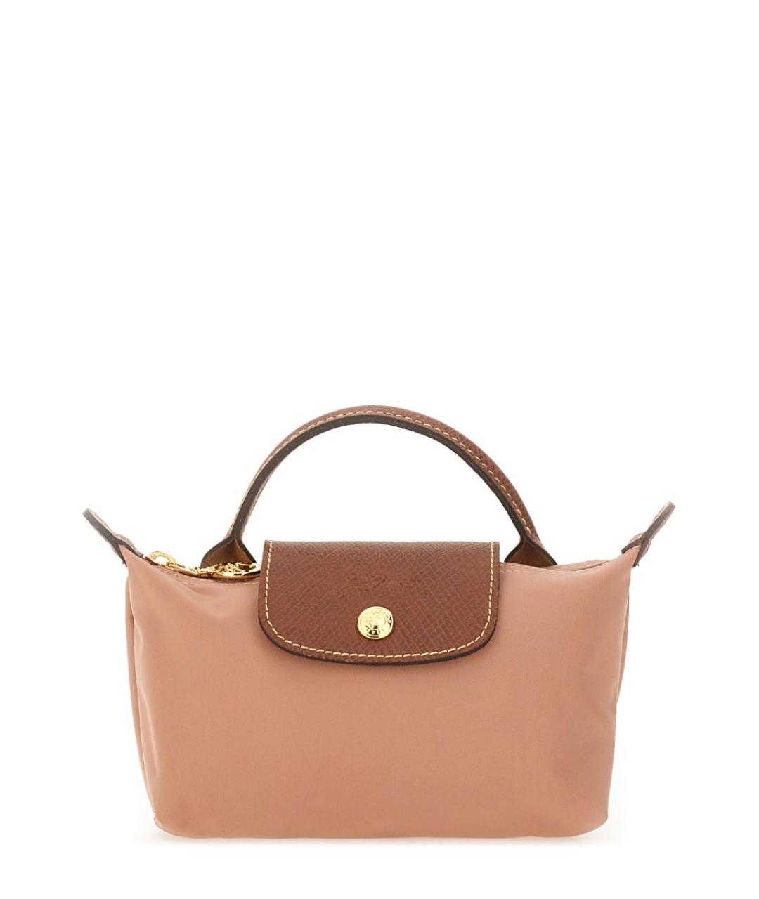 LONGCHAMP Розовая синтетическая сумка тоут, фото 1