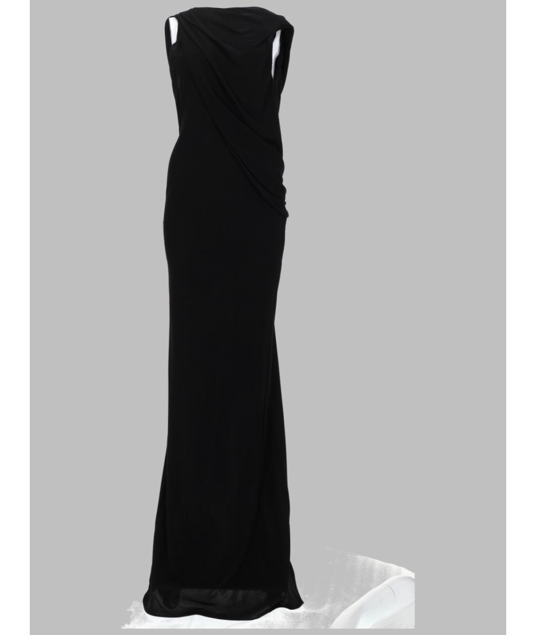 TOM FORD Черное вискозное вечернее платье, фото 3