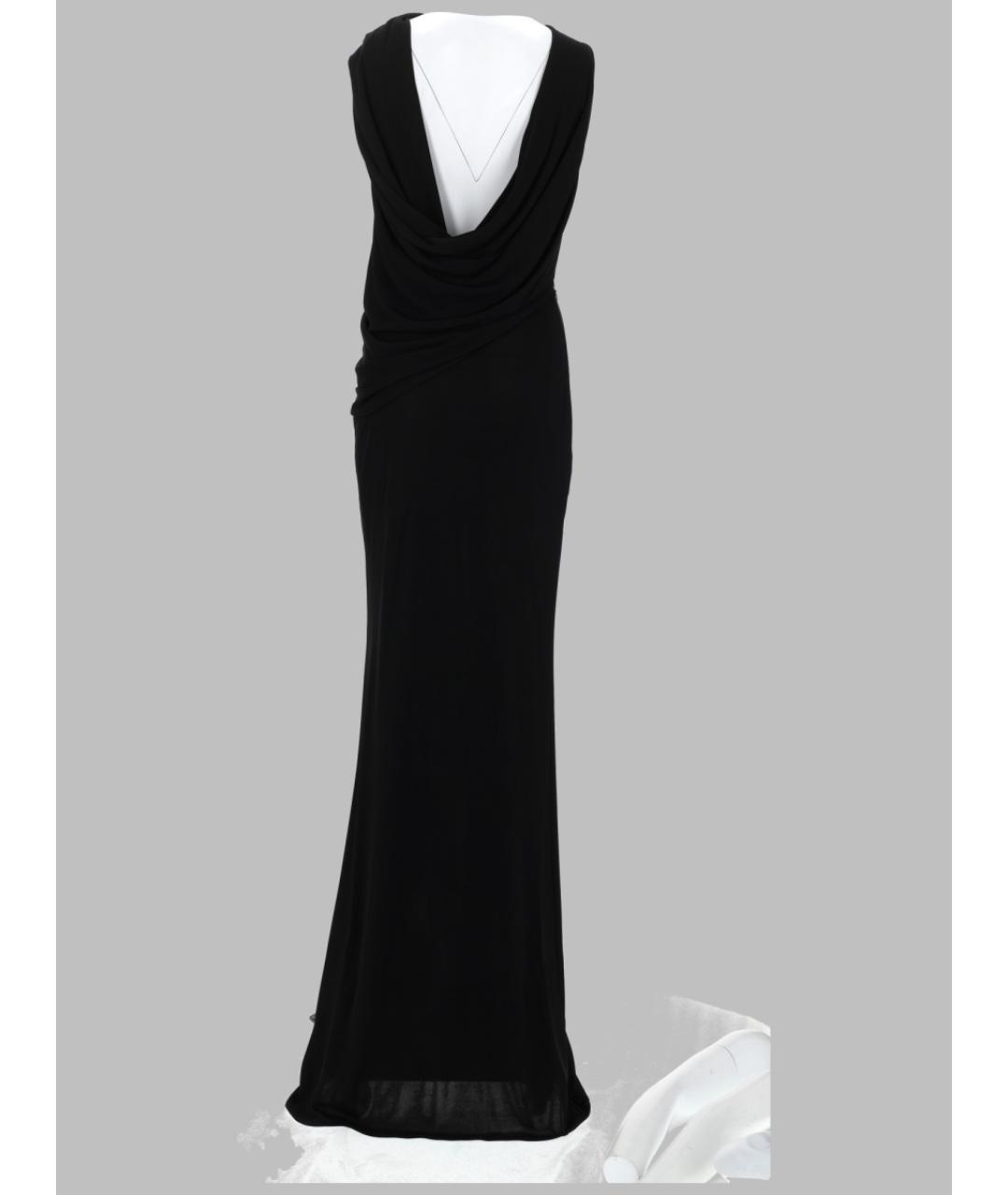 TOM FORD Черное вискозное вечернее платье, фото 2