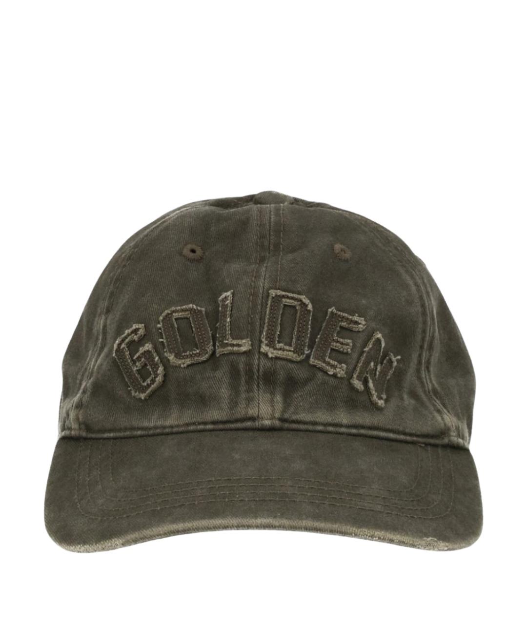 GOLDEN GOOSE Коричневая хлопковая кепка/бейсболка, фото 1