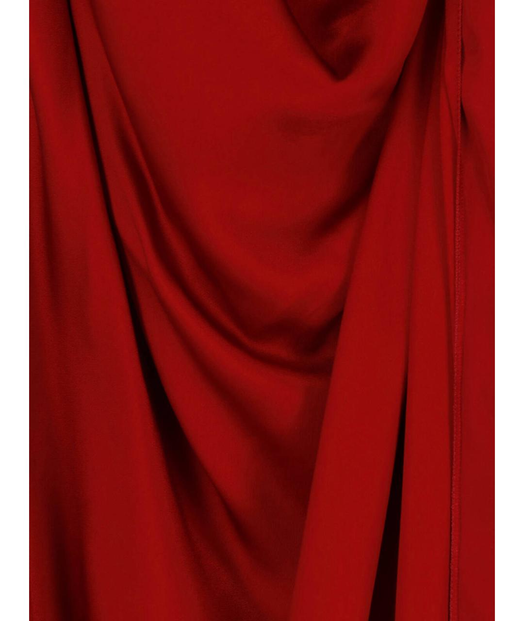 MAISON MARGIELA Красное ацетатное вечернее платье, фото 5
