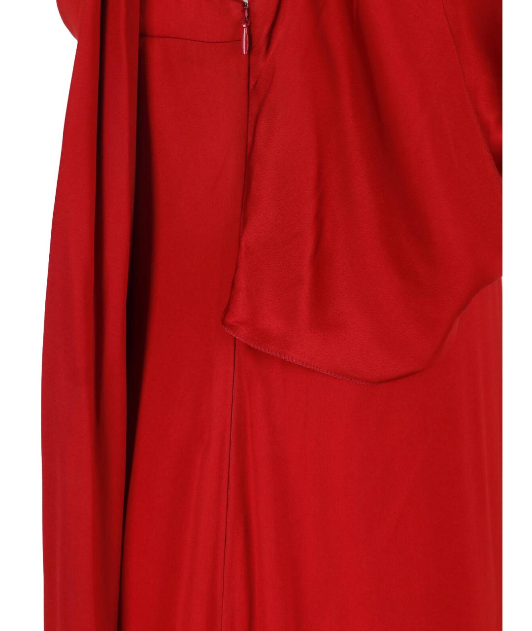 MAISON MARGIELA Красное ацетатное вечернее платье, фото 3