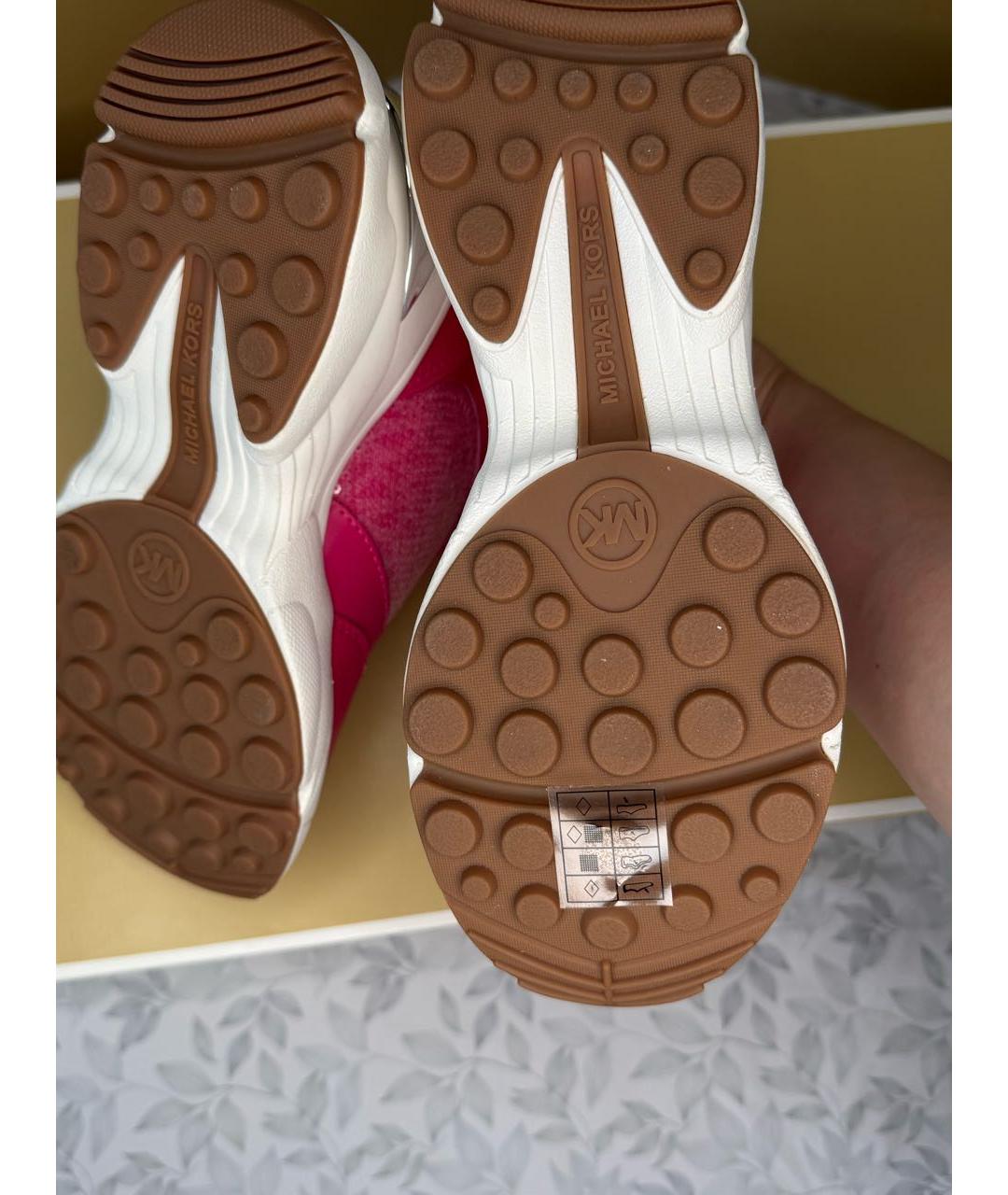 MICHAEL MICHAEL KORS Фуксия кроссовки, фото 7
