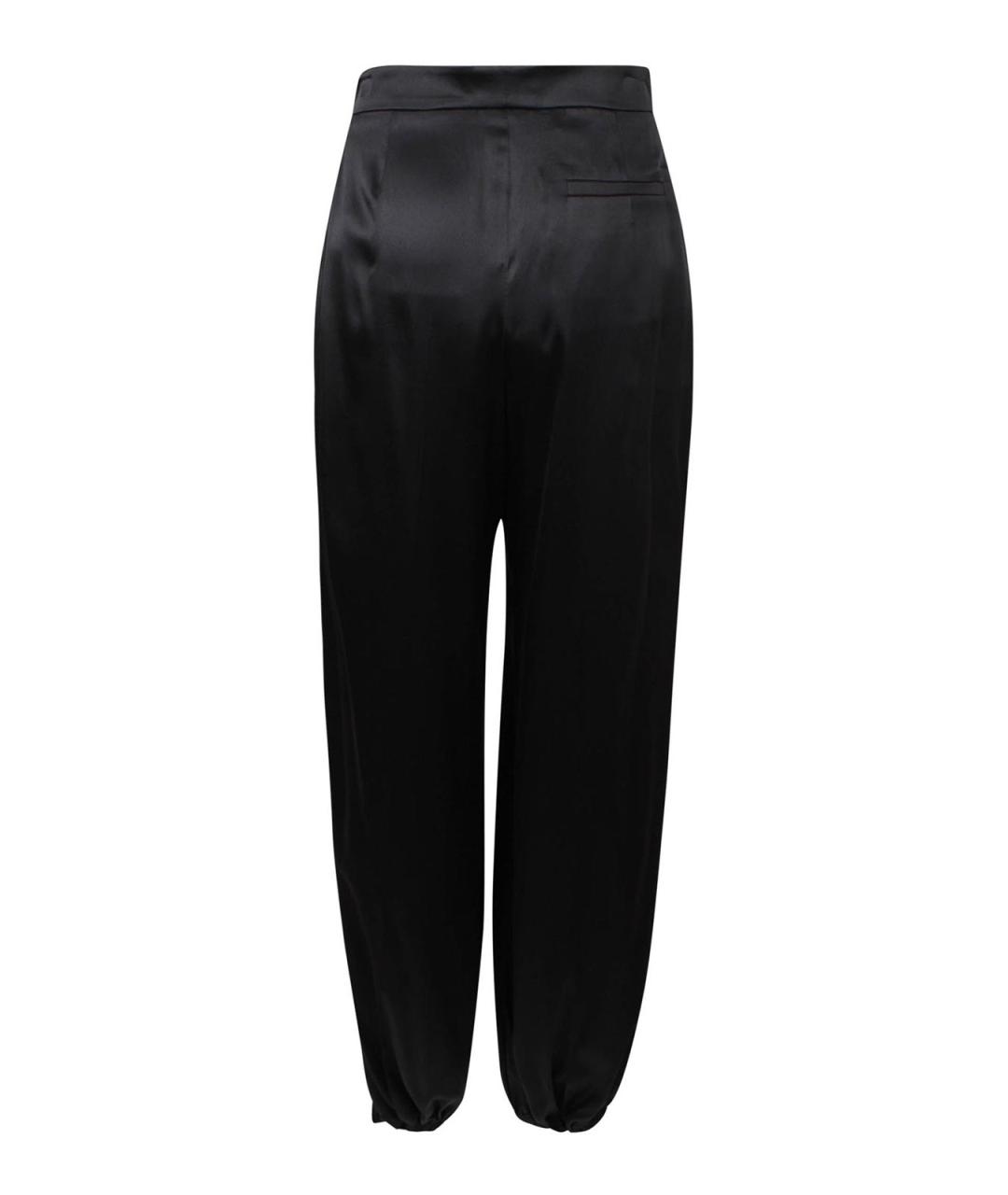 NINA RICCI Черные шелковые брюки широкие, фото 2