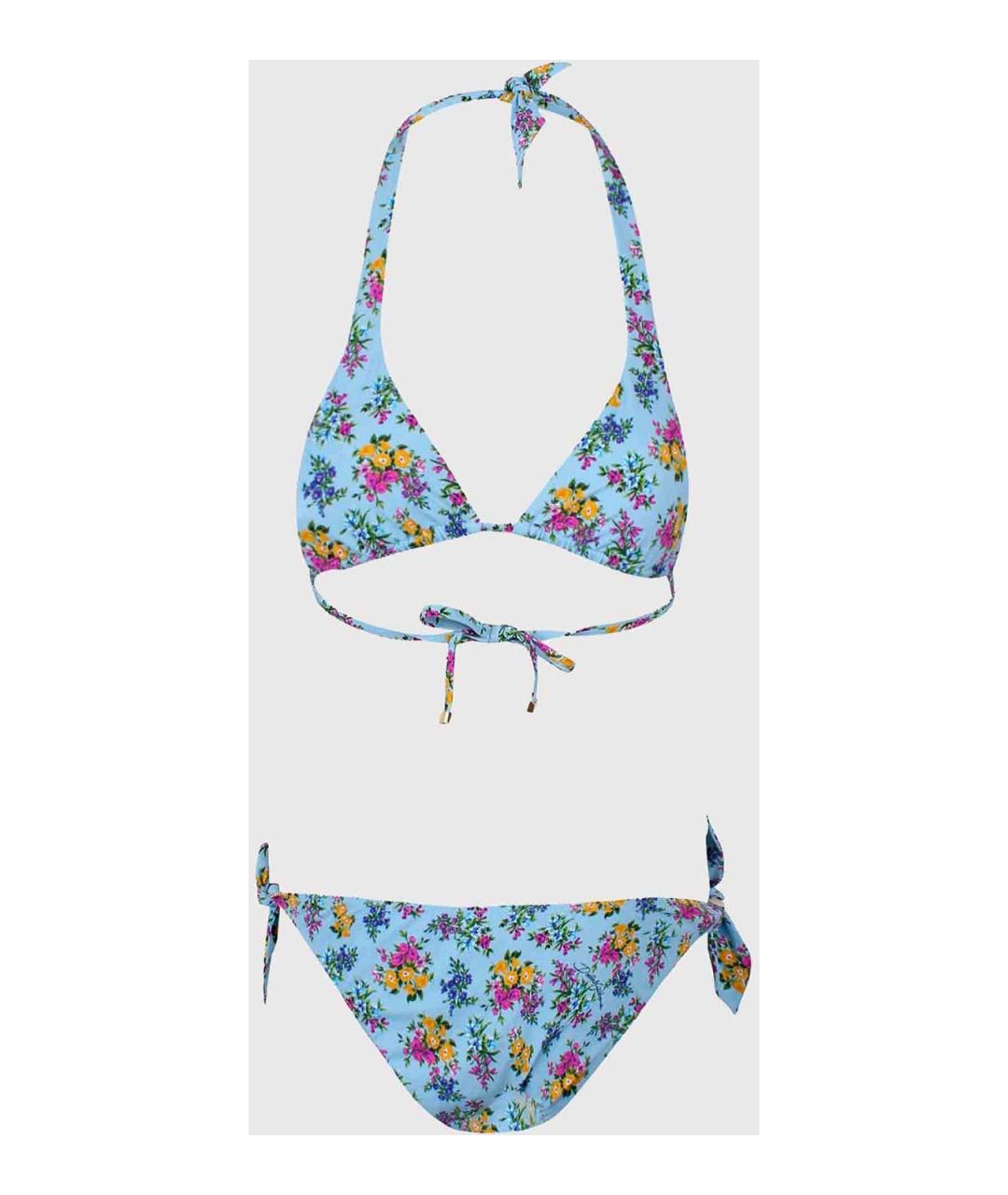 DOLCE&GABBANA Голубой полиамидовый купальник, фото 2