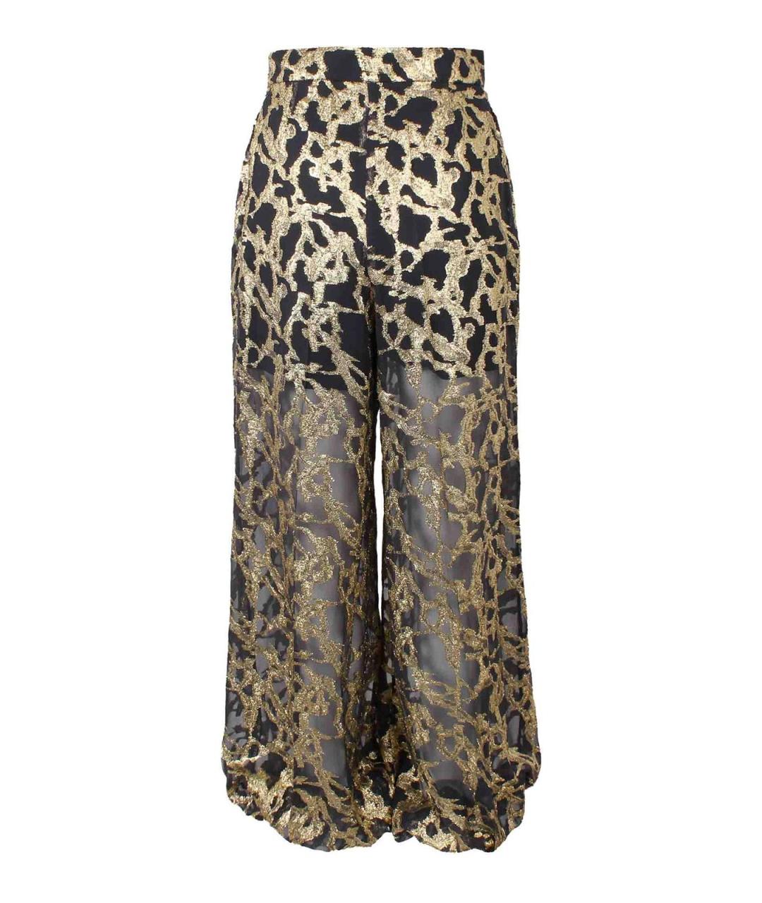 NINA RICCI Мульти полиэстеровые брюки широкие, фото 2