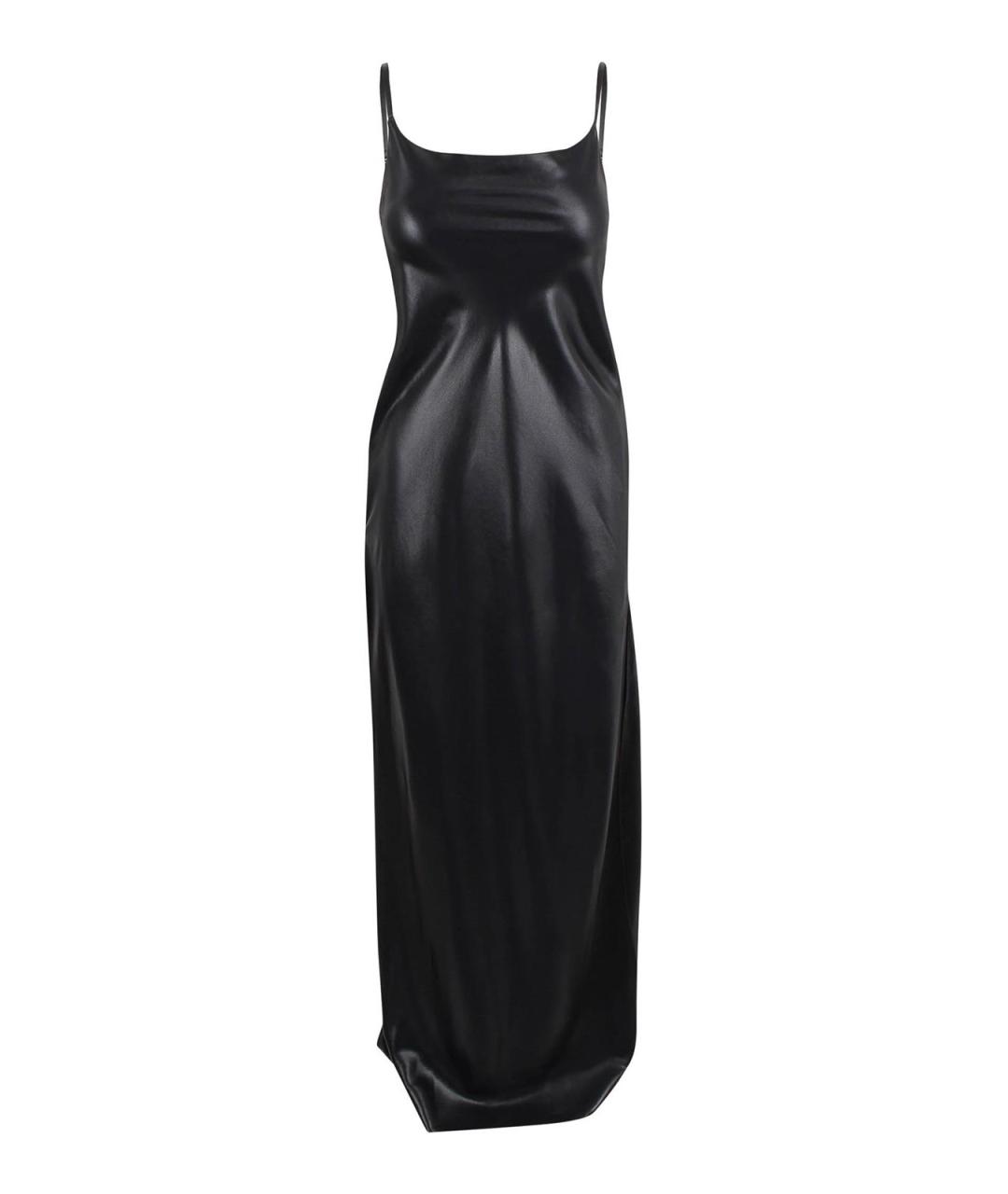 COURREGES Черное полиэстеровое коктейльное платье, фото 1