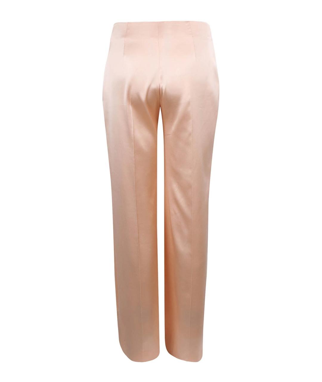 ERMANNO SCERVINO Розовые вискозные брюки широкие, фото 2