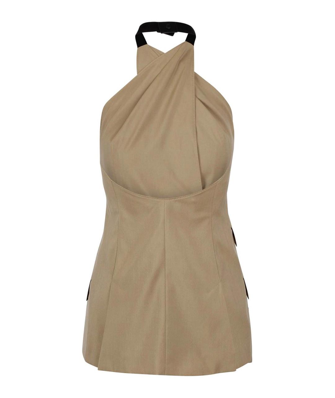 MAX MARA Коричневый жилет, фото 2