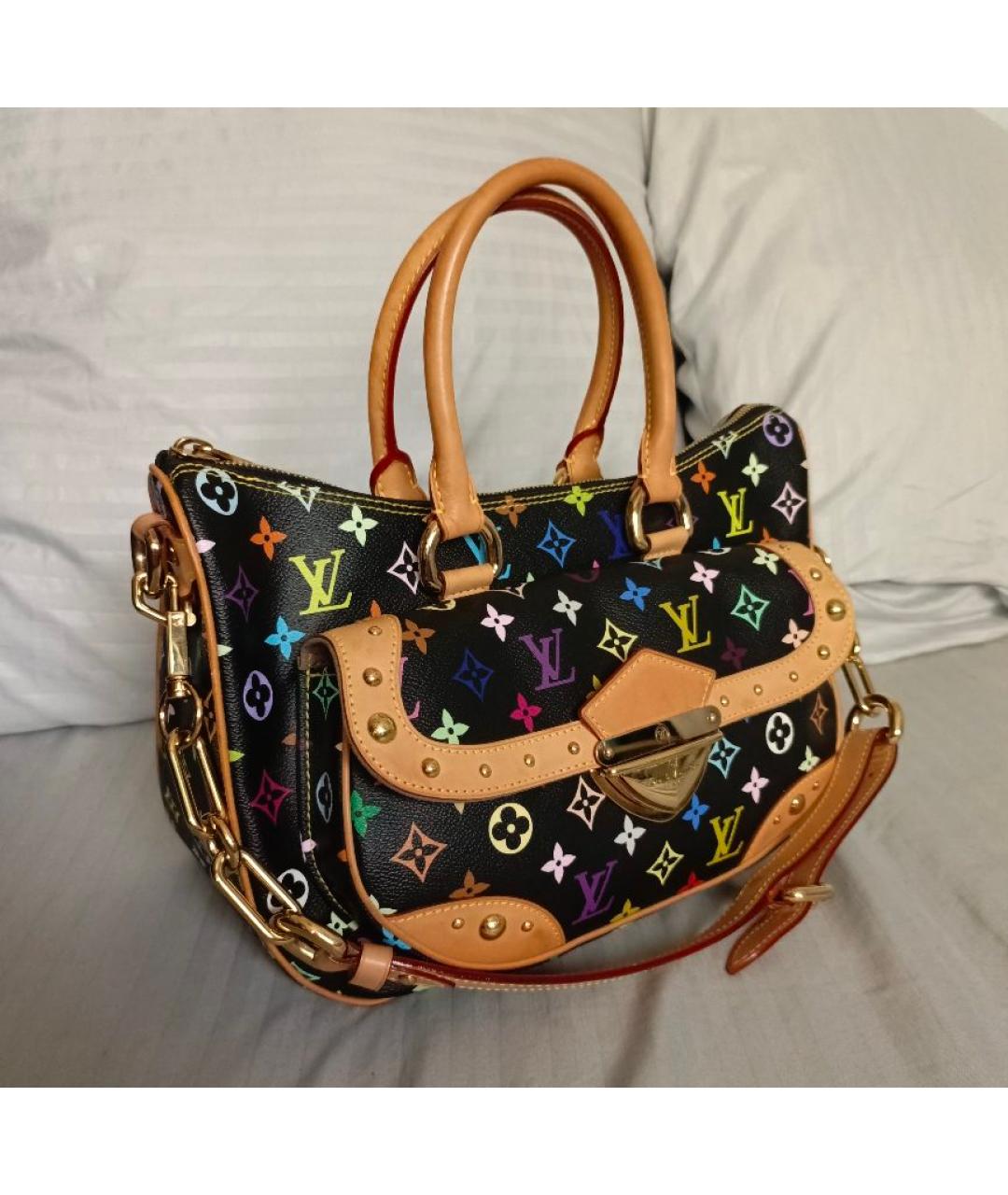 LOUIS VUITTON Черная сумка с короткими ручками, фото 2