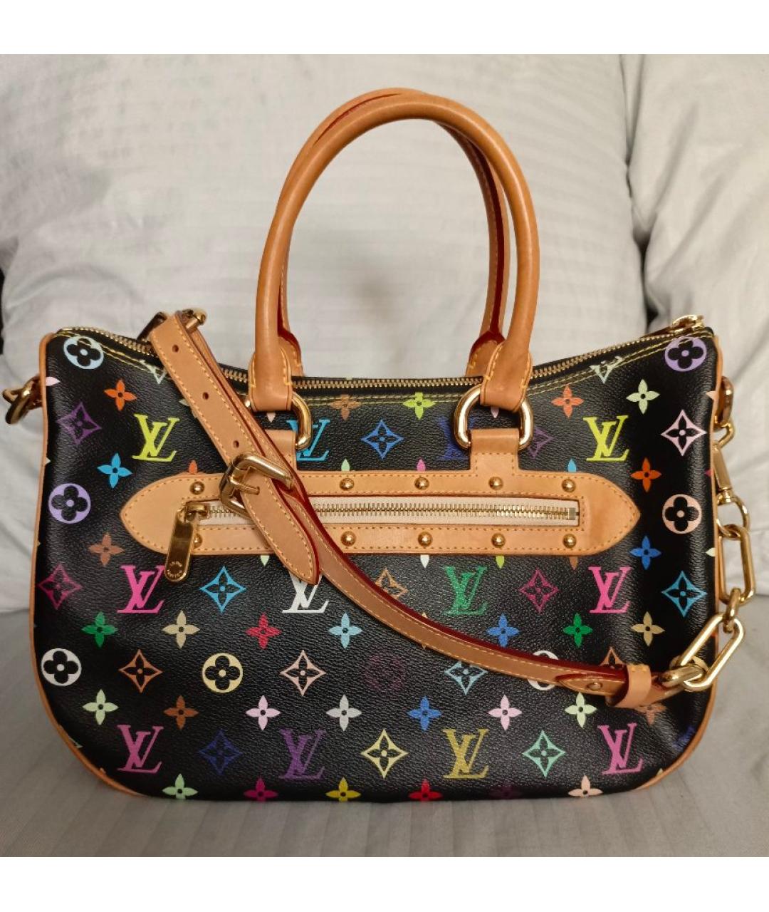 LOUIS VUITTON Черная сумка с короткими ручками, фото 3