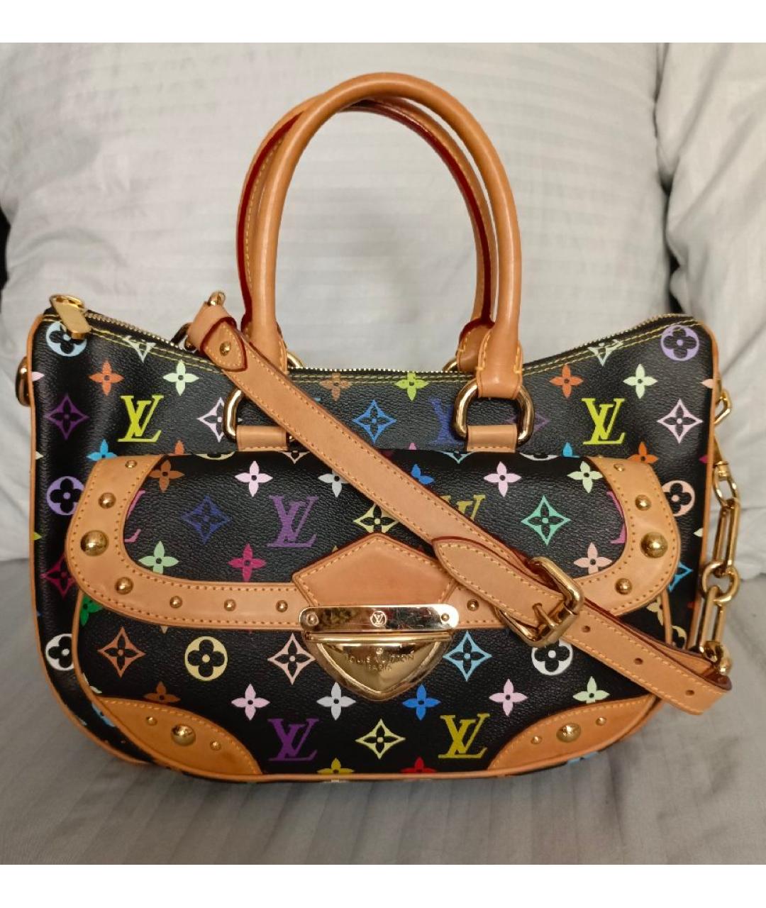 LOUIS VUITTON Черная сумка с короткими ручками, фото 10