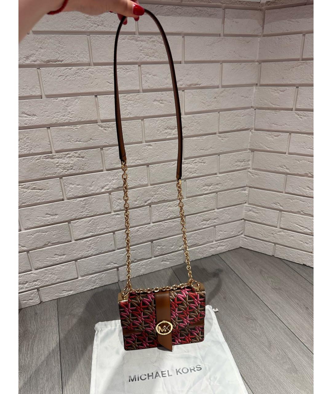 MICHAEL KORS Мульти кожаная сумка через плечо, фото 7