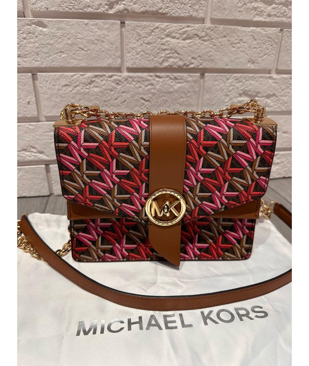 MICHAEL KORS Мульти кожаная сумка через плечо, фото 9
