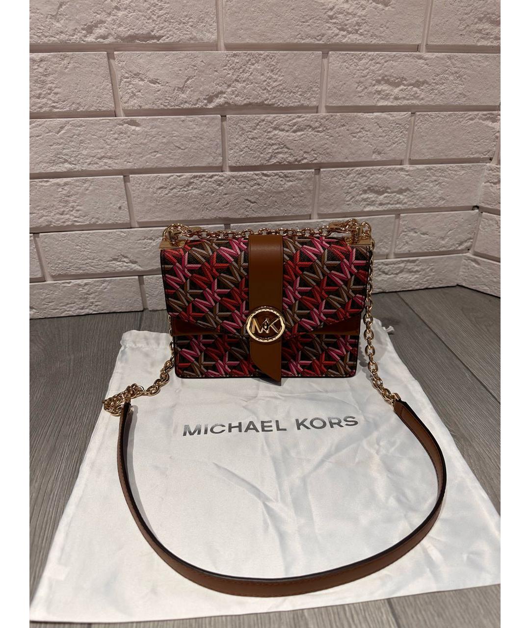 MICHAEL KORS Мульти кожаная сумка через плечо, фото 8