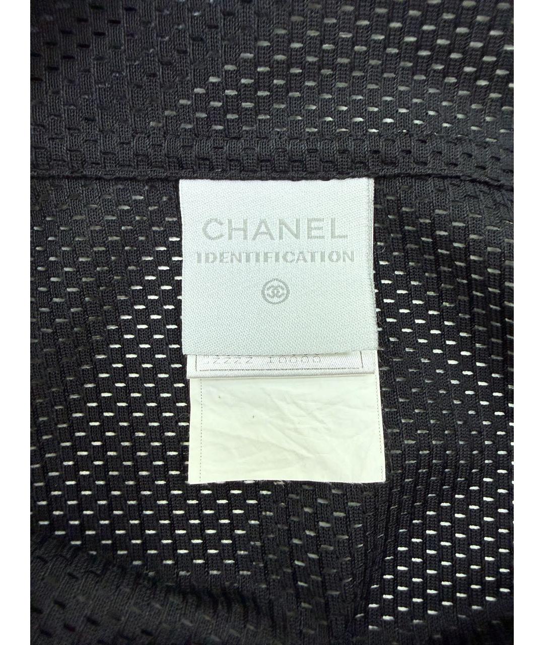 CHANEL Серая полиэстеровая футболка, фото 7