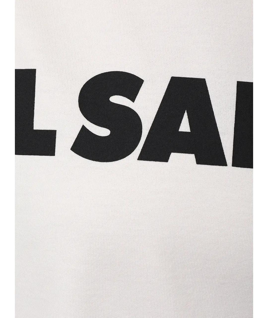 JIL SANDER Белая хлопковая футболка, фото 6
