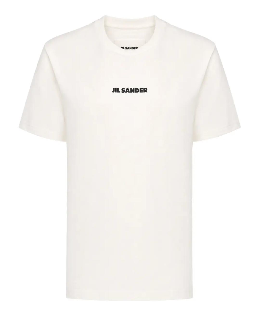 JIL SANDER Белая футболка, фото 1
