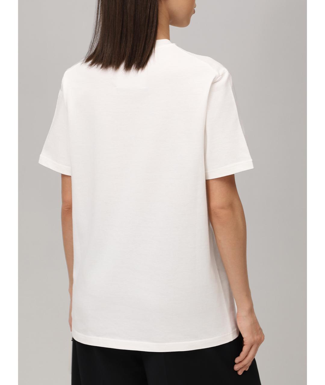 JIL SANDER Белая футболка, фото 3