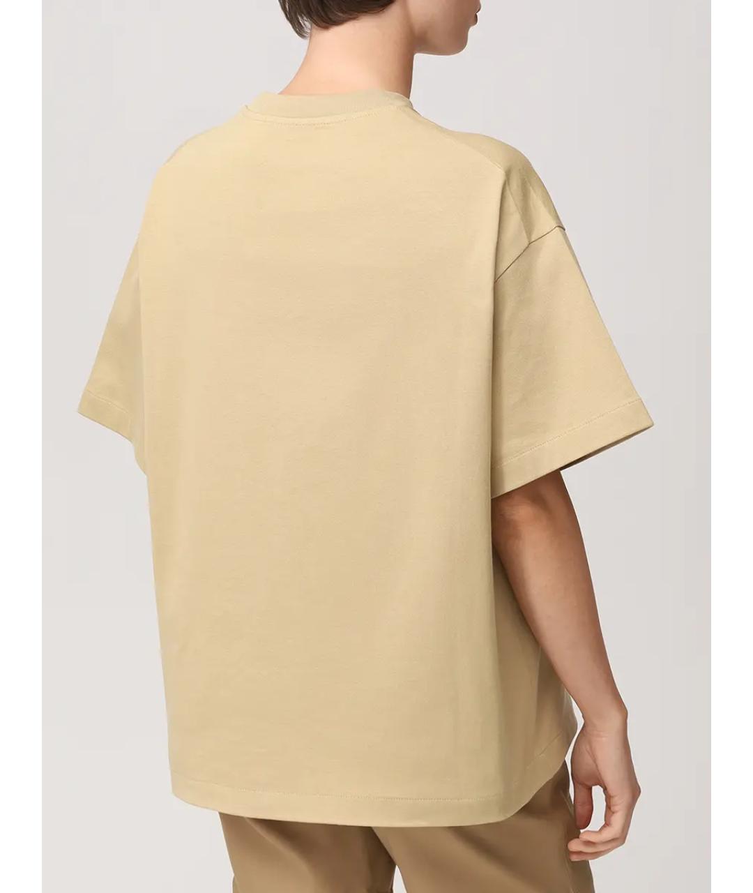 JIL SANDER Бежевая футболка, фото 3