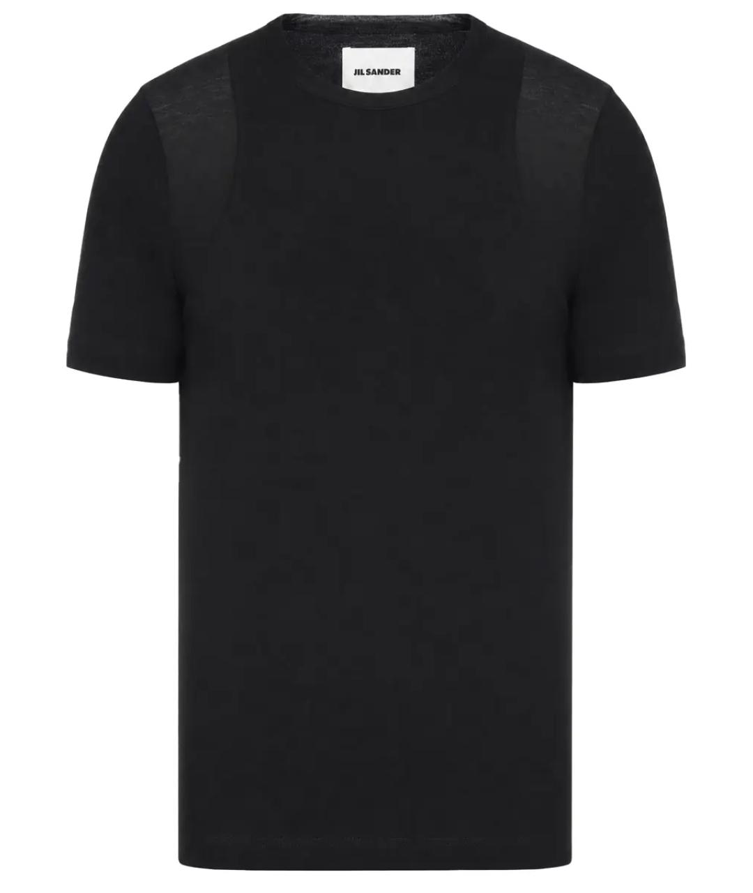 JIL SANDER Черная футболка, фото 1