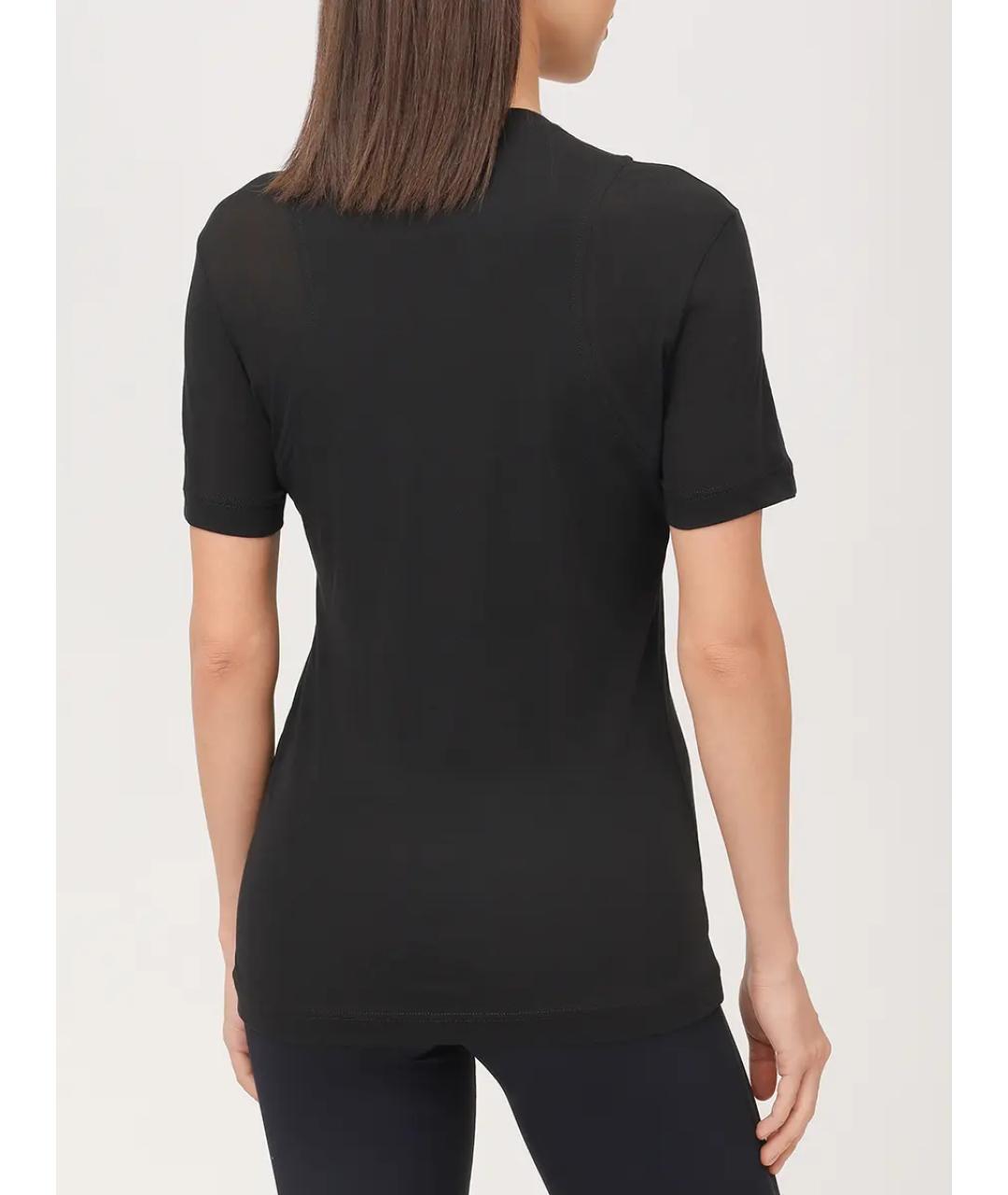 JIL SANDER Черная футболка, фото 3