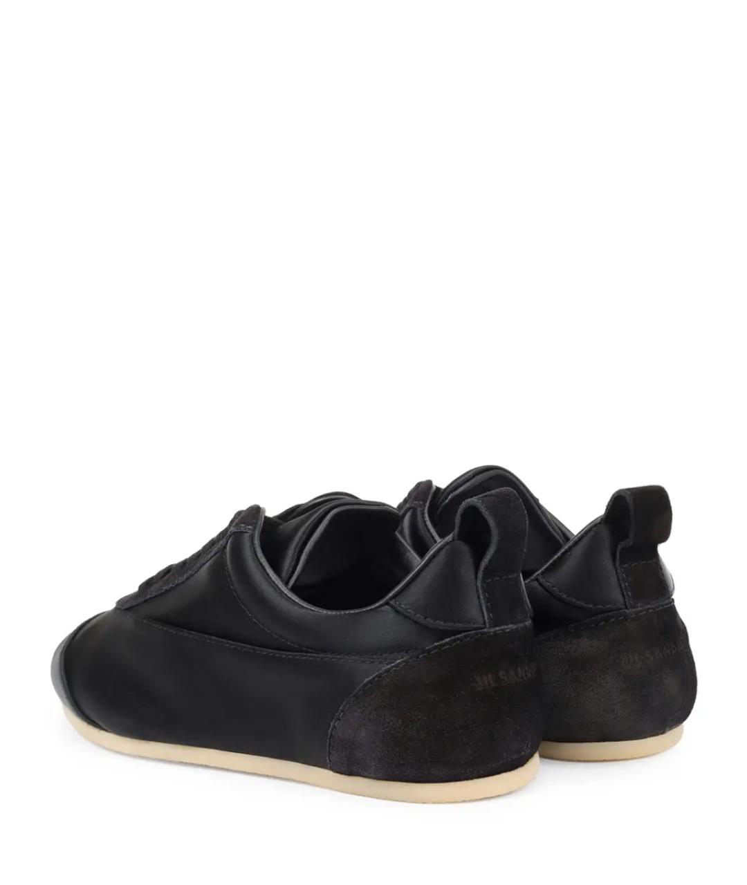 JIL SANDER Черные кеды, фото 4