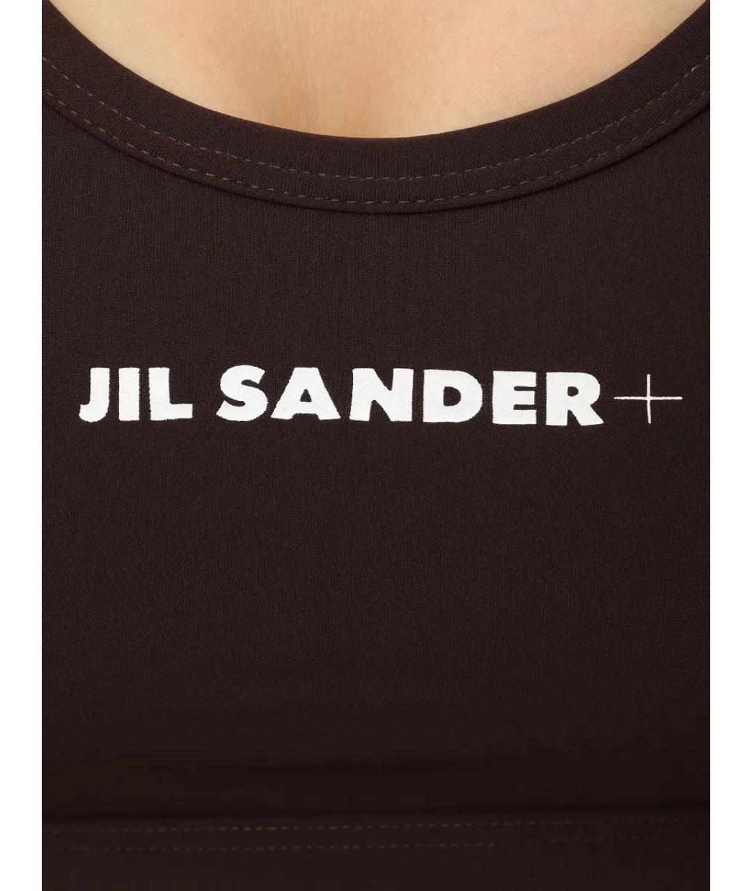 JIL SANDER Коричневый купальник, фото 4
