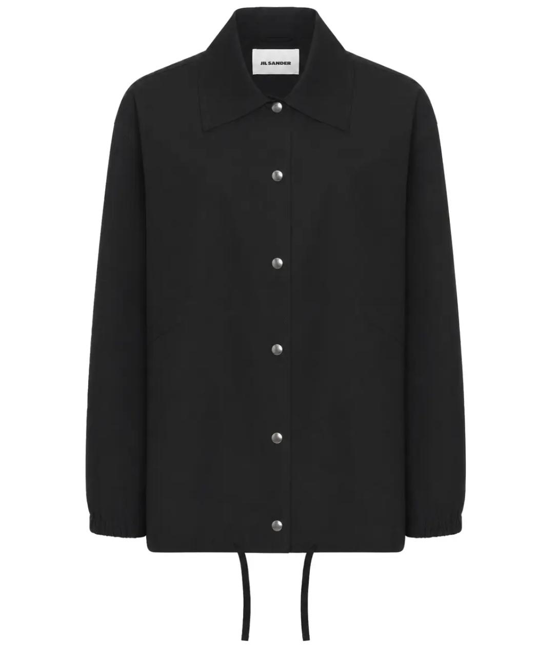 JIL SANDER Черный тренч/плащ, фото 1