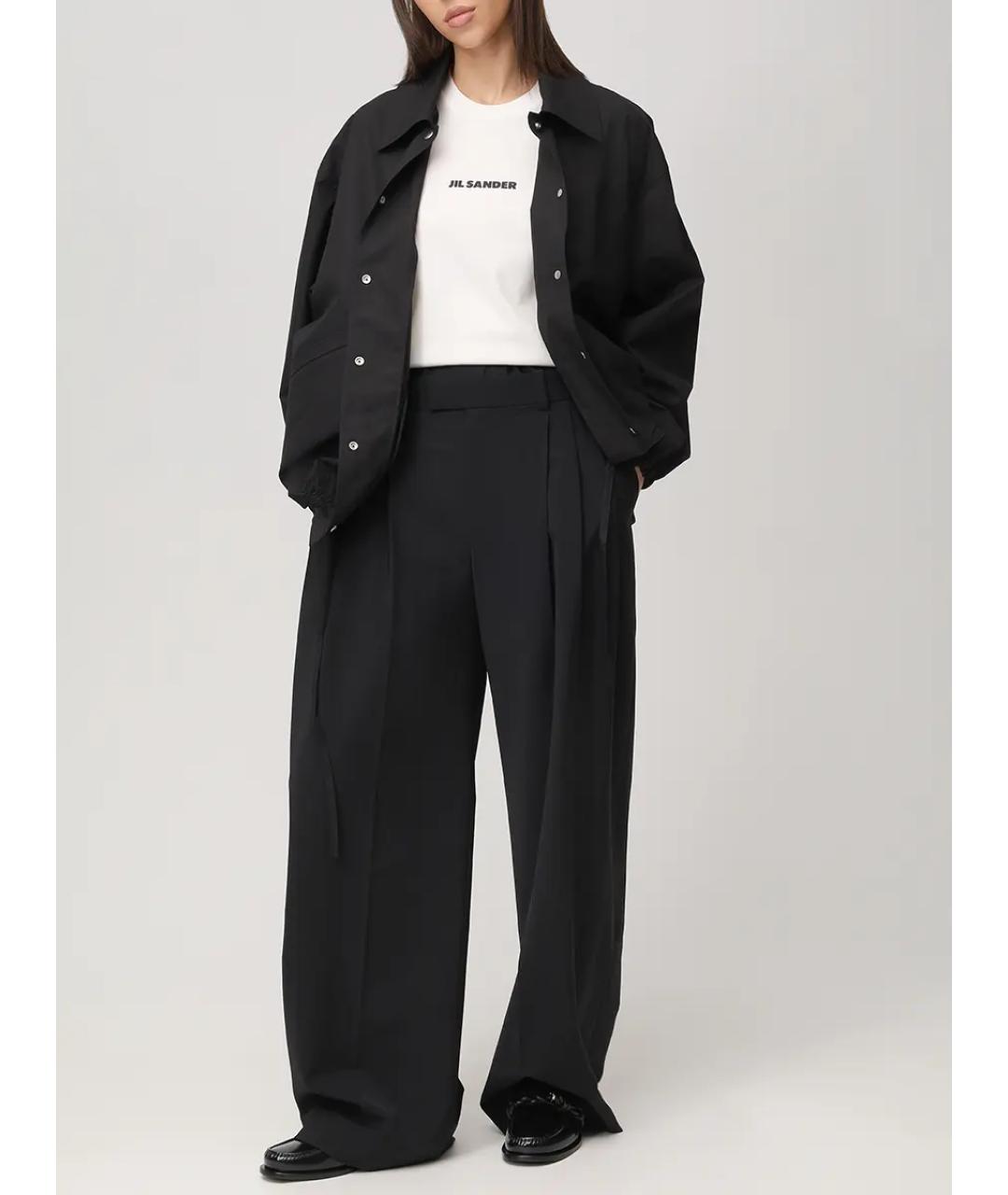 JIL SANDER Черный тренч/плащ, фото 2