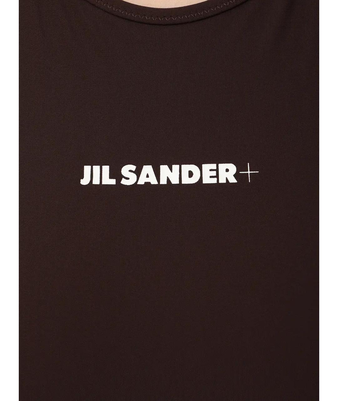 JIL SANDER Коричневый купальник, фото 4