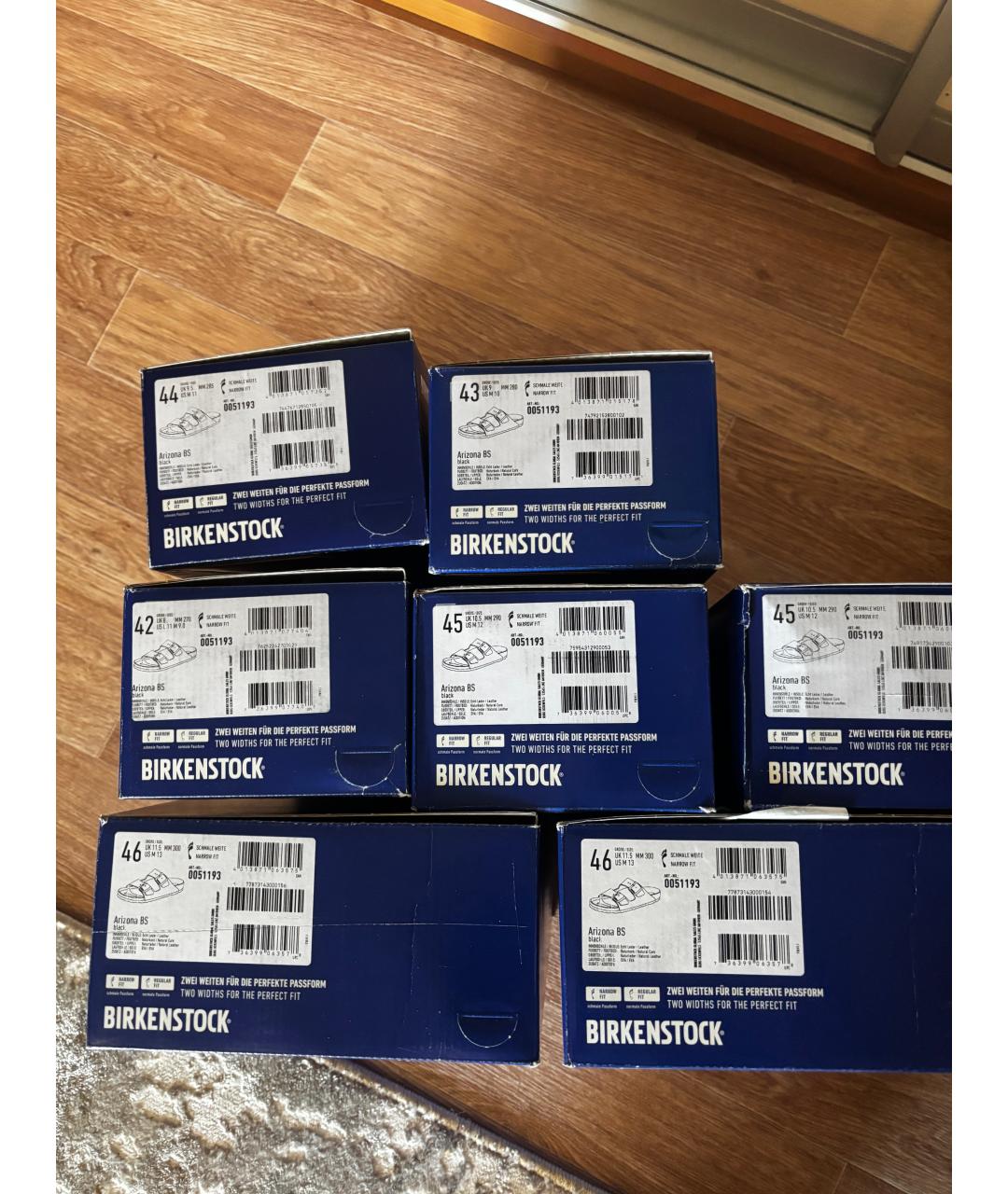 BIRKENSTOCK Черные кожаные сандалии, фото 6