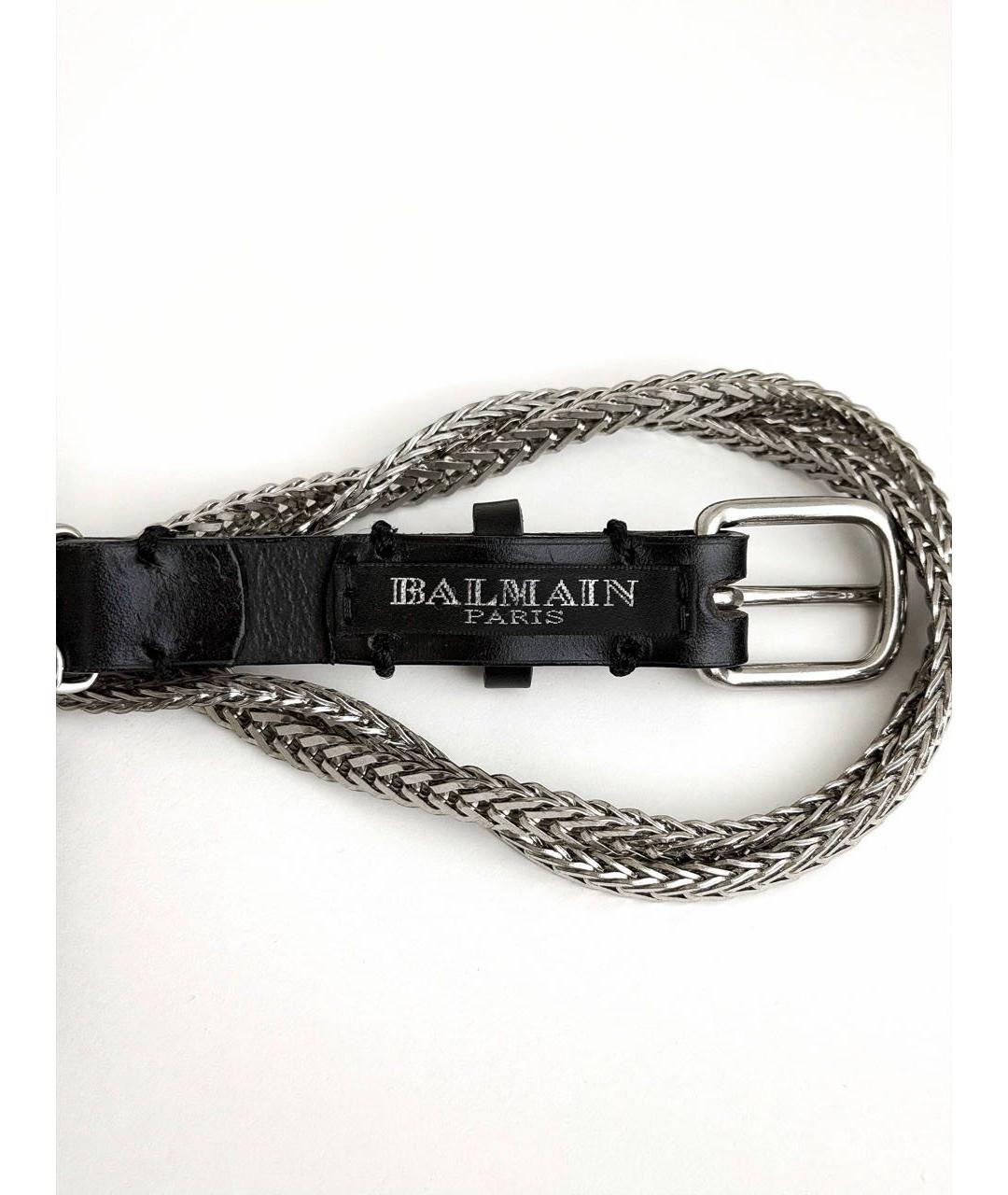 BALMAIN Черный ремень, фото 3