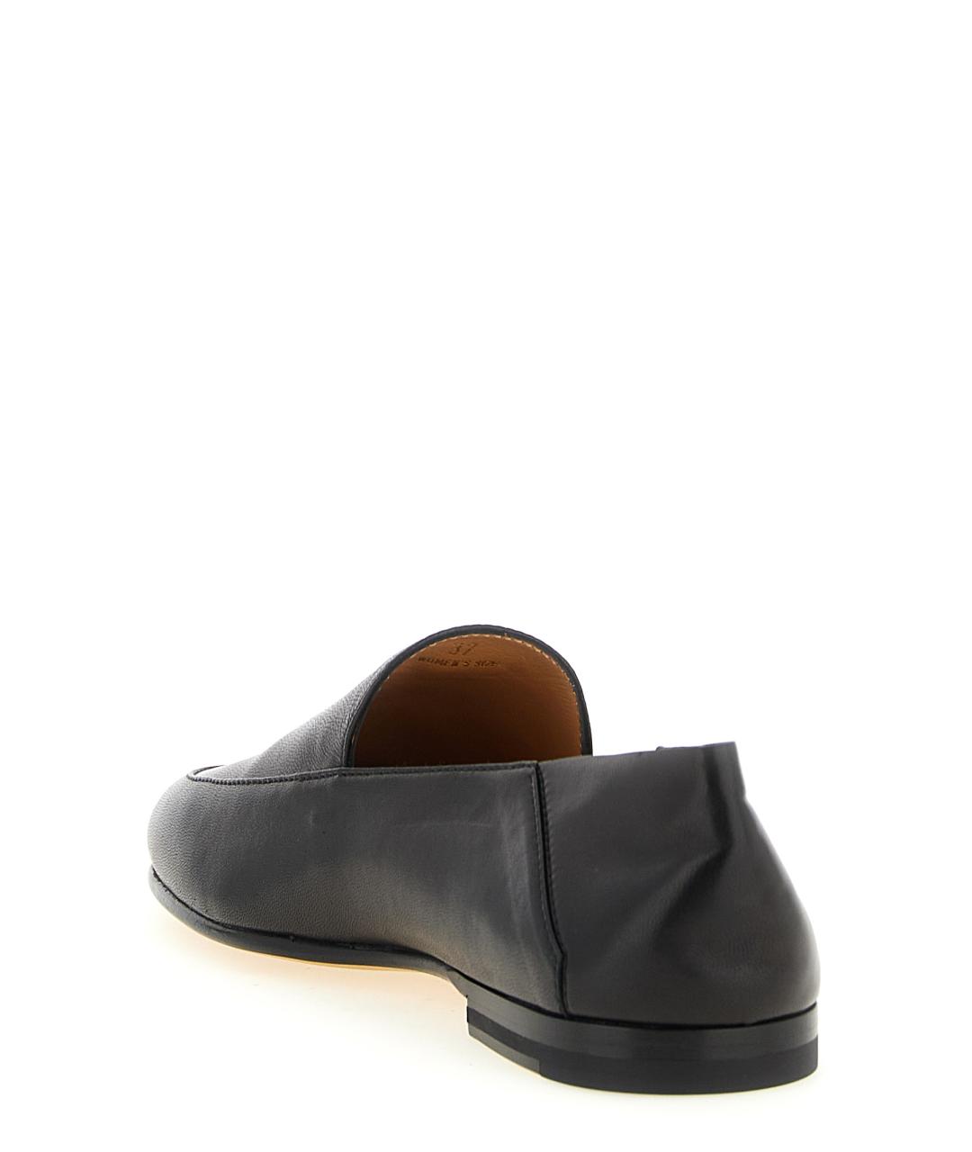 TOD'S Черные кожаные лоферы, фото 3