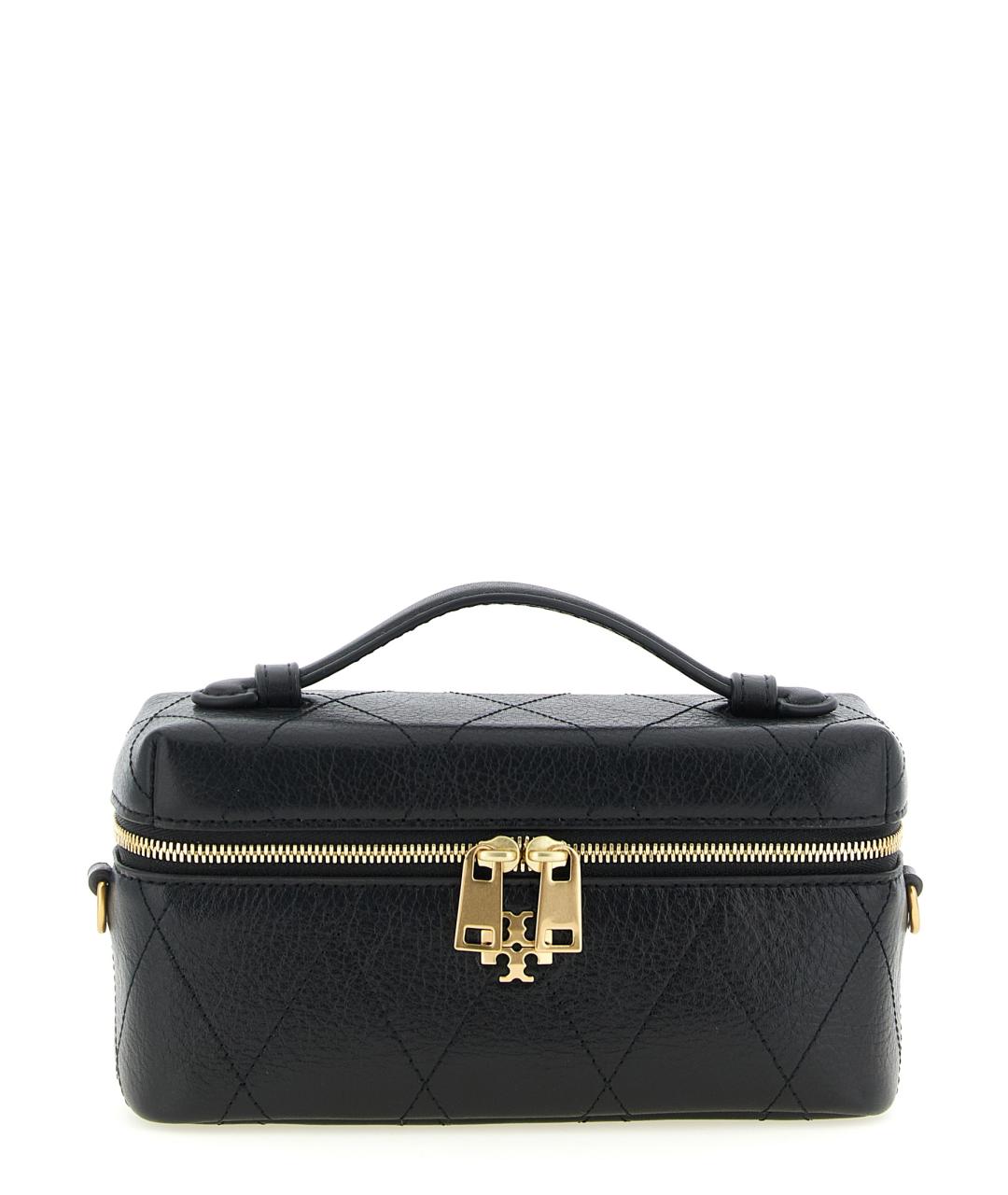 TORY BURCH Черная кожаная сумка через плечо, фото 1