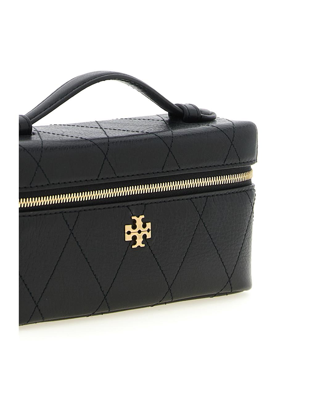 TORY BURCH Черная кожаная сумка через плечо, фото 3